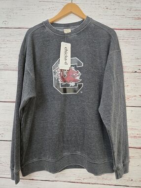 Chicka-d South Carolina Gamecocks Sweatshirt Women’s Medium Gray NWT
